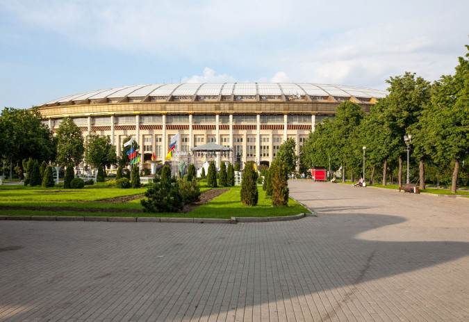 Шахматная площадка в День физкультурника в Лужниках