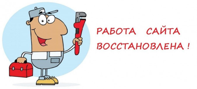 Сбой в работе сайта